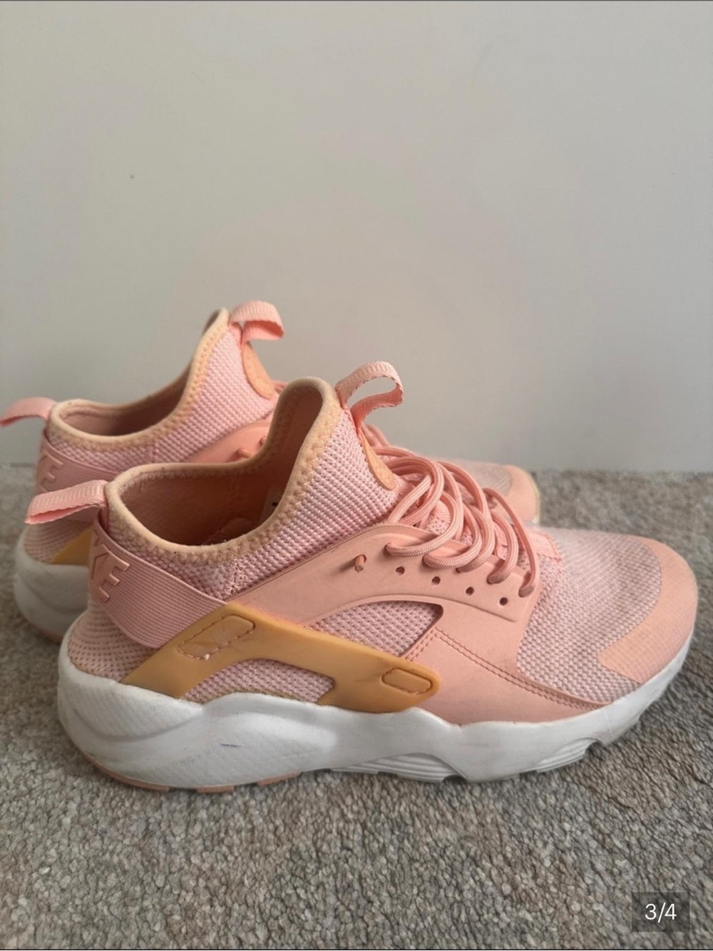 Nike Pink Peach Athletic Shoes